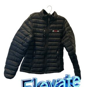 All Rise Black Puffer Jacket for Women